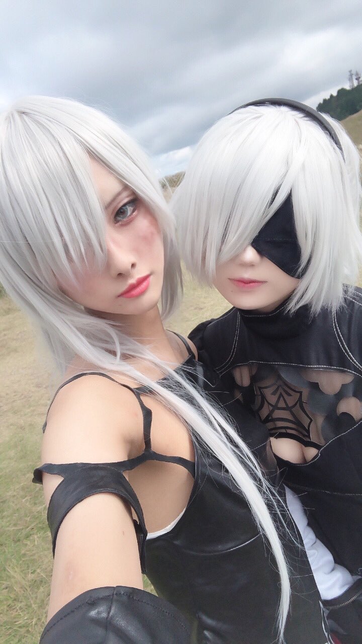 2b and a2 (nier and 1 more) by puutin_cos and tyytyytyyyy