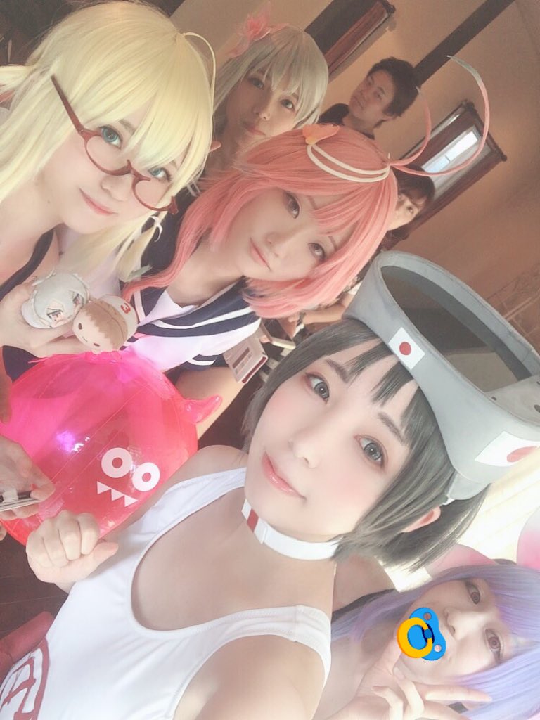 maru-yu, i-58, i-19, ro-500, and i-8 (kantai collection) by esucos, ko_keshi_girl, litonagi_(photographer), mizuna, and tochi_pikonome