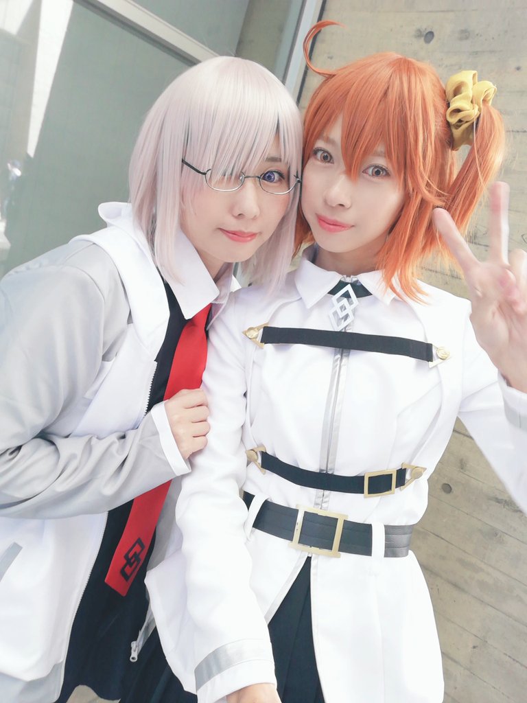 mash kyrielight and fujimaru ritsuka (fate and 1 more) by 34_hkxtc and tohko