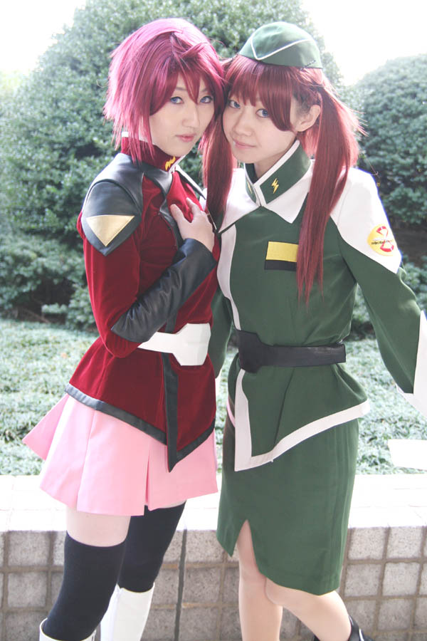 lunamaria hawke and meyrin hawke (gundam and 2 more)