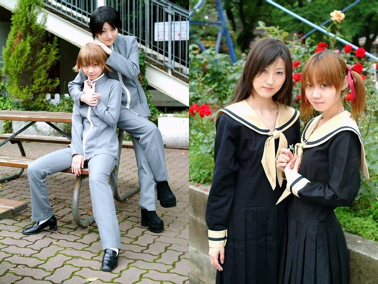 fukuzawa yumi, hosokawa kanako, kashiwagi suguru, and fukuzawa yuuki (maria-sama ga miteru)