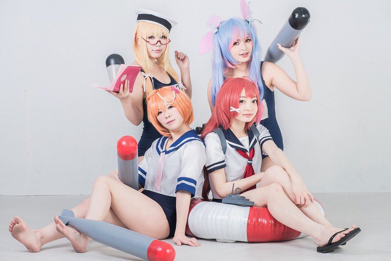 i-58, i-19, i-8, and i-168 (kantai collection) by shiosan0420