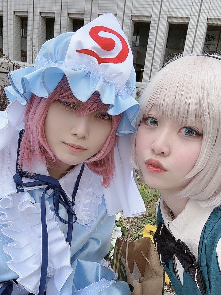 konpaku youmu and saigyouji yuyuko (touhou) by pepe_peke