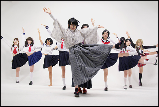 itoshiki nozomu, kobushi abiru, sekiutsu maria tarou, fuura kafuka, kitsu chiri, and 4 more (sayonara zetsubou sensei)
