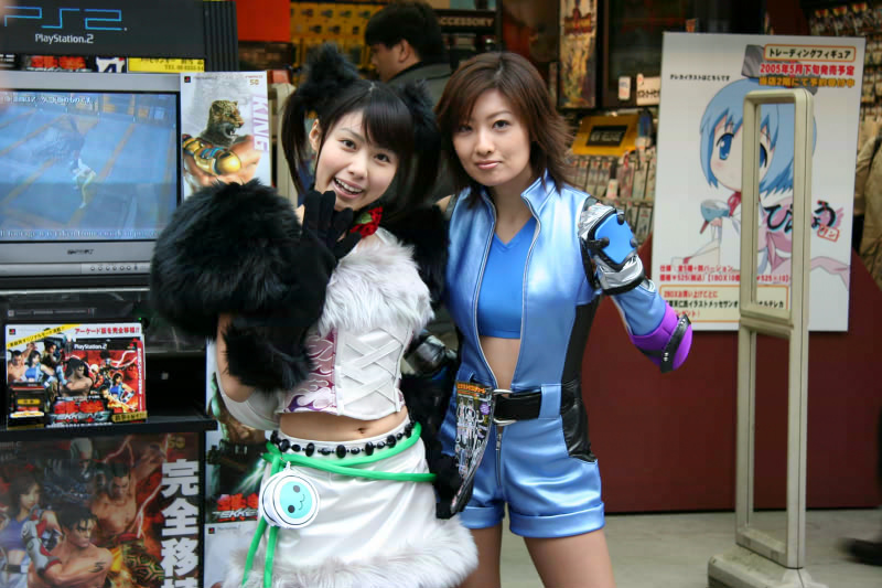 ling xiaoyu, kazama asuka, and binchou-tan (tekken)