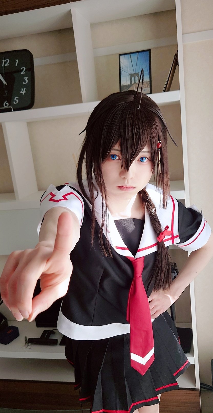 shigure and shigure kai ni (kantai collection) by shiratama_(matcos_feli_)