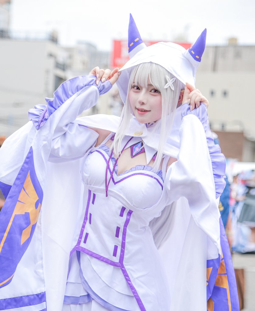 emilia (re:zero kara hajimeru isekai seikatsu) by mumei_r