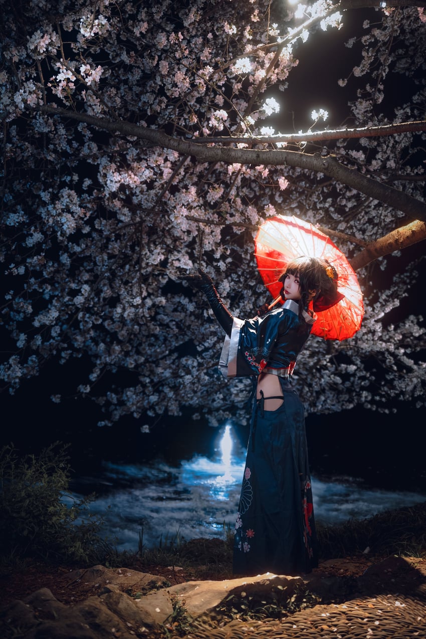 sakura (goddess of victory: nikke) by aka_shuang