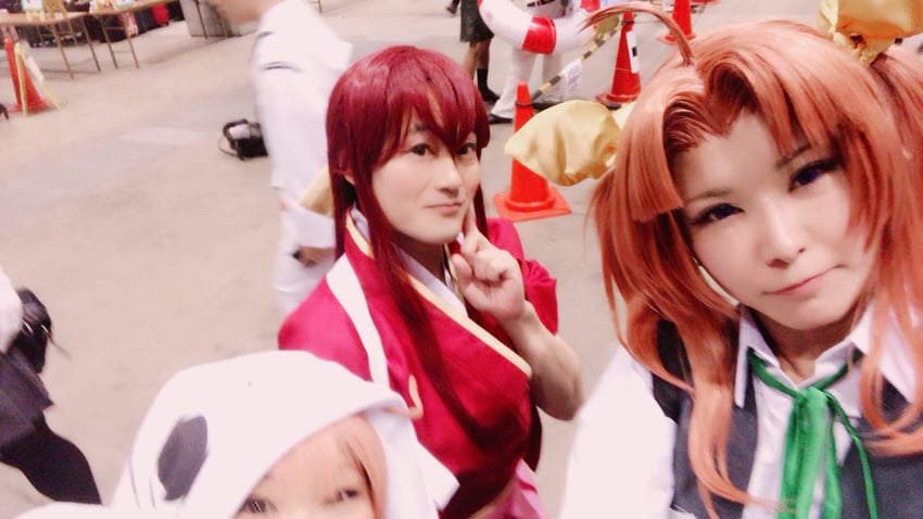 i-58, kagerou, and kamikaze (kantai collection) by limeloverally, shiba_(cosplayer), and tunatanaka