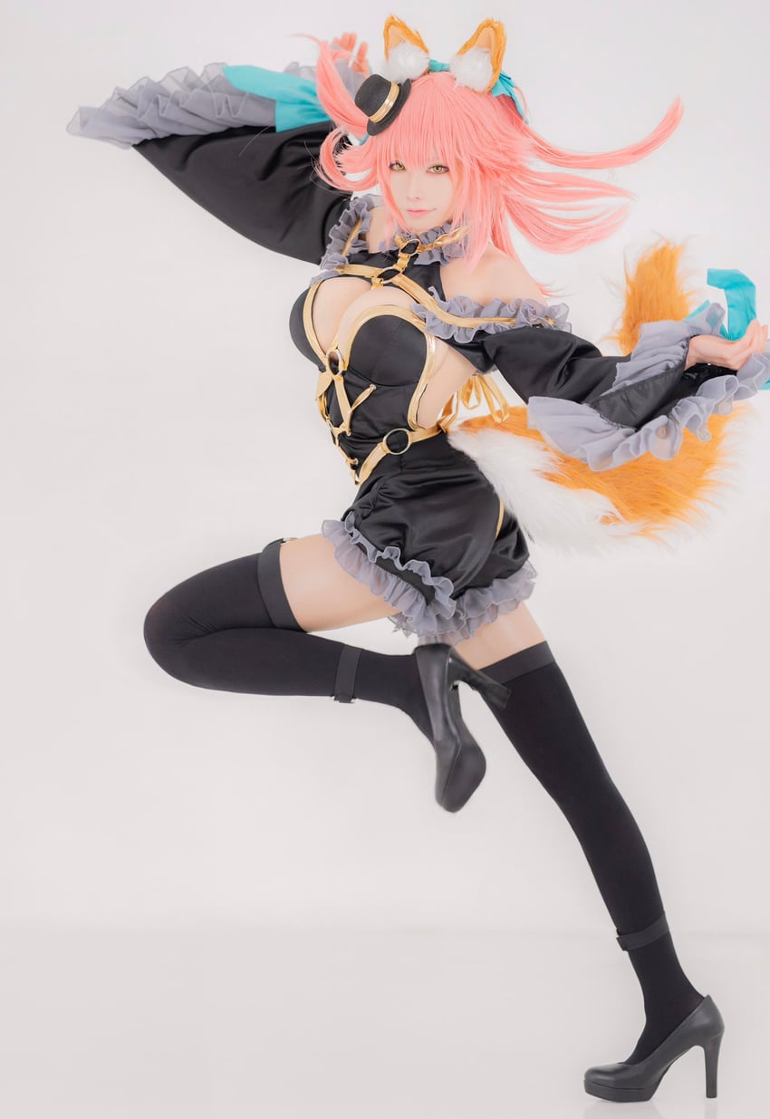 tamamo and tamamo no mae (fate and 2 more) by noshinoxxx