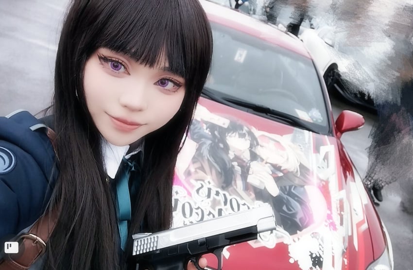 inoue takina (lycoris recoil) by saki_miyo