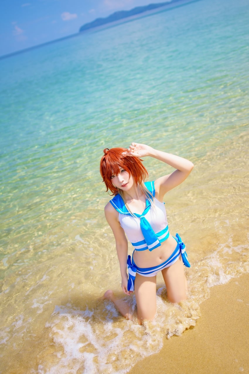 aketa mikoto (idolmaster and 1 more) by roship_cos