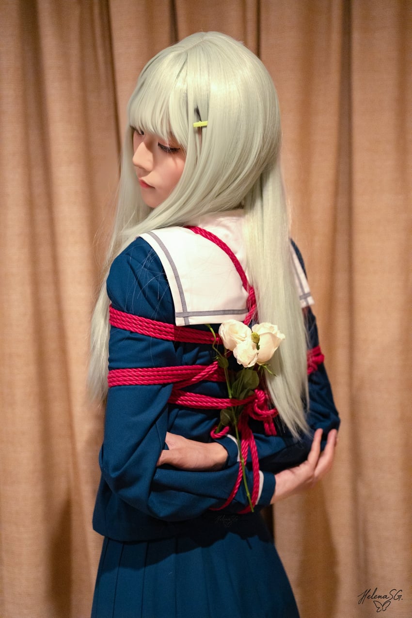 wakaba mutsumi (bang dream! and 1 more) by helena5g_(photographer) and hoshinor_nana