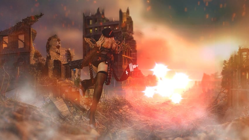 rapi (goddess of victory: nikke) by echo_11