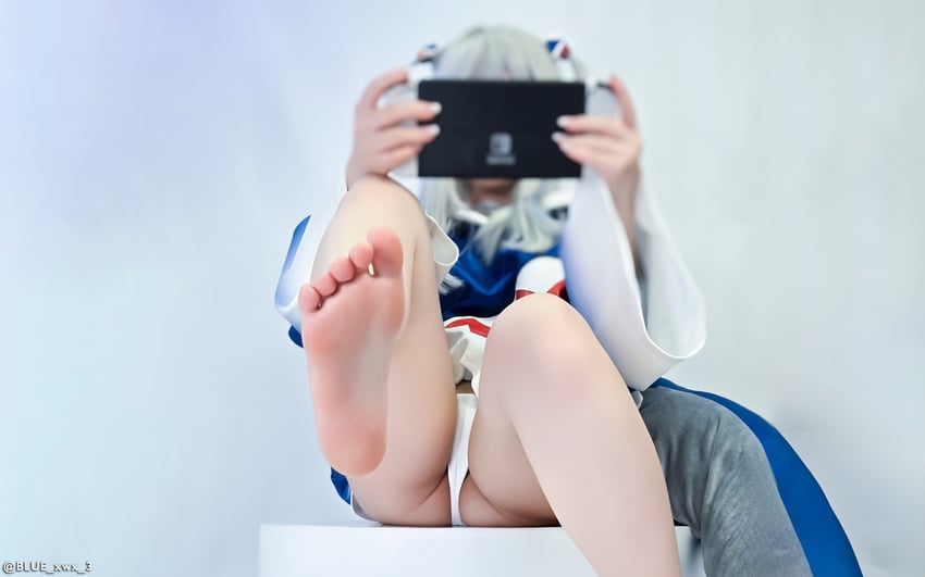 gawr gura (hololive and 1 more) by blue_ming