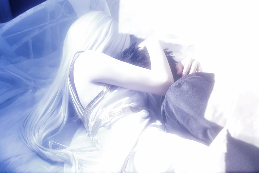 irisviel von einzbern and emiya kiritsugu (fate and 1 more) by noshinoxxx