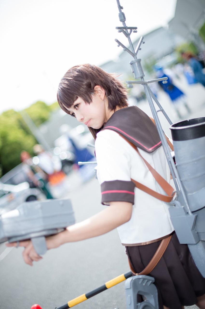 ayanami and ayanami kai ni (kantai collection) by girasol6971 and litonagi_(photographer)