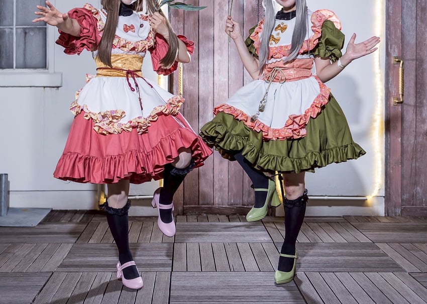 teireida mai and nishida satono (touhou and 1 more) by oyuki_yao