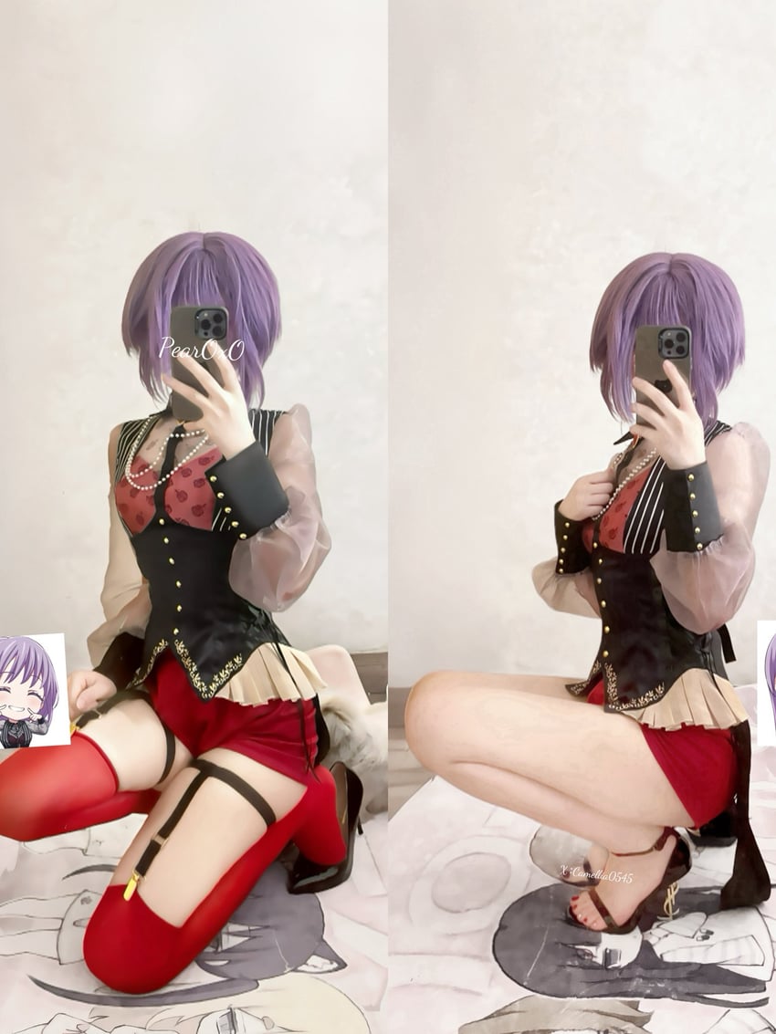 yuutenji nyamu and amoris (bang dream! and 1 more) by camellia0545