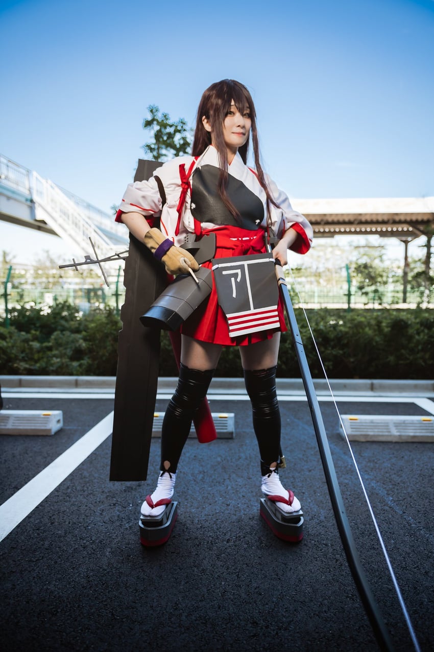 akagi (kantai collection and 1 more) by litonagi_(photographer) and satohsaki