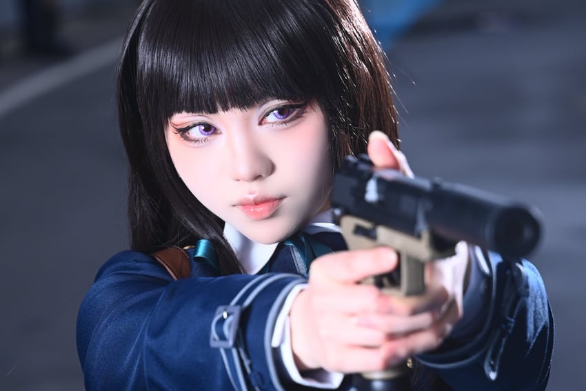 inoue takina (lycoris recoil) by saki_miyo