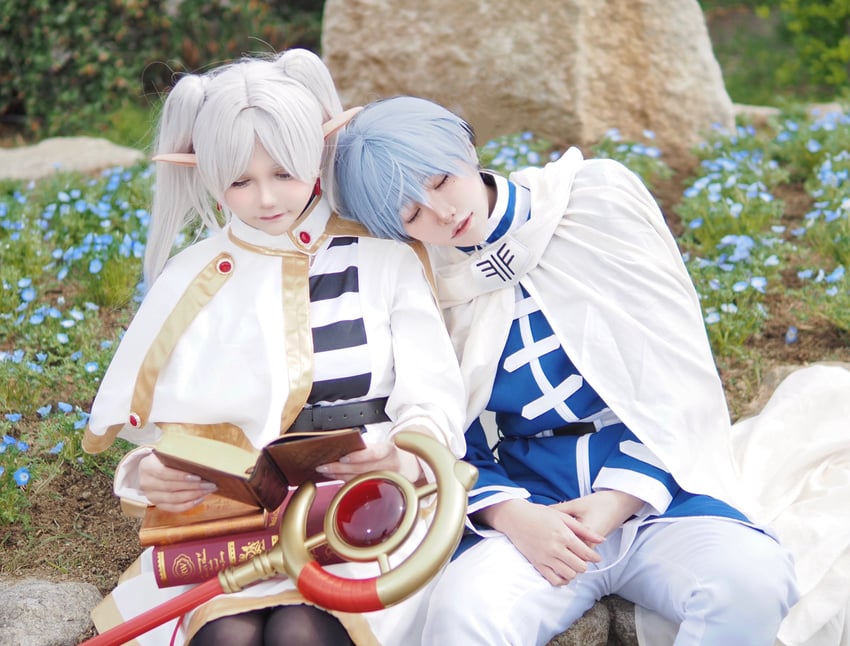 frieren and himmel (sousou no frieren) by sukiyaki_gohan and tukichanman