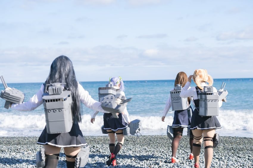 asashio, asashio kai ni, ooshio, ooshio kai ni, arashio kai ni, and 3 more (kantai collection) by jypsysandy, litonagi_(photographer), nepinepikanepi, ririko, and ronii_(1206_rt)