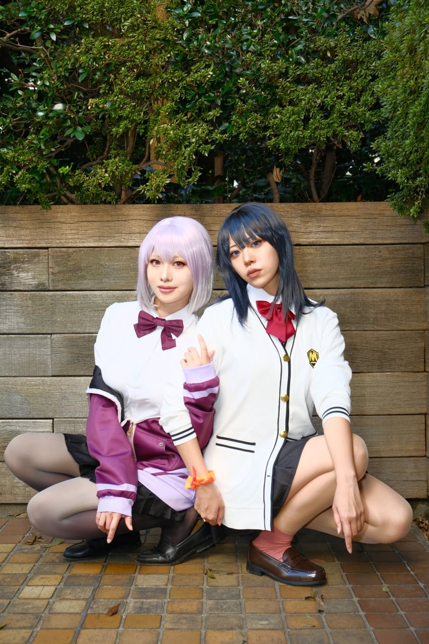 takarada rikka and shinjou akane (gridman universe and 1 more) by ahsyokuyoku and tatataishi11