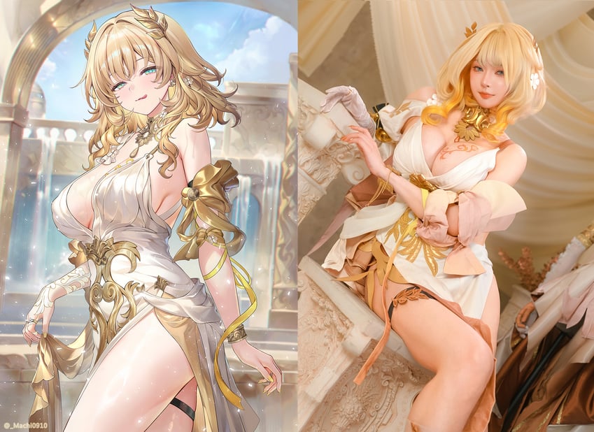 aglaea (honkai and 1 more) by machi_(machi0910)