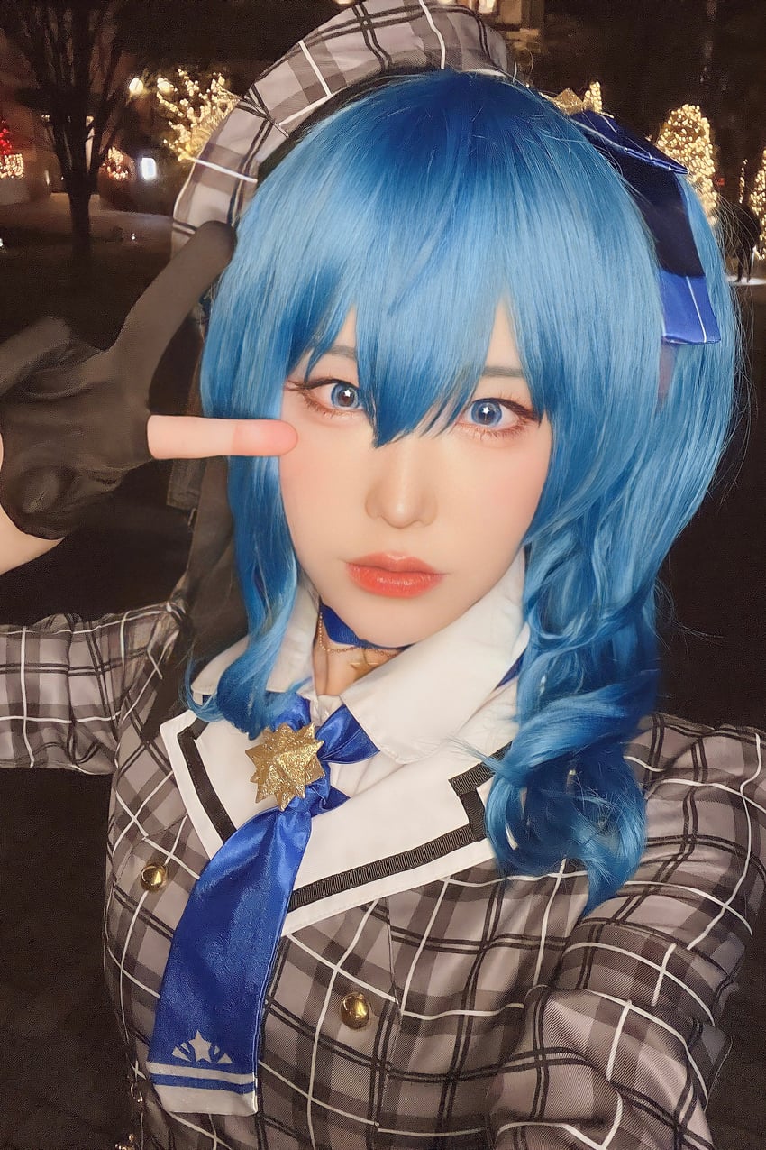 hoshimachi suisei (hololive and 1 more) by ymnnkn_okura