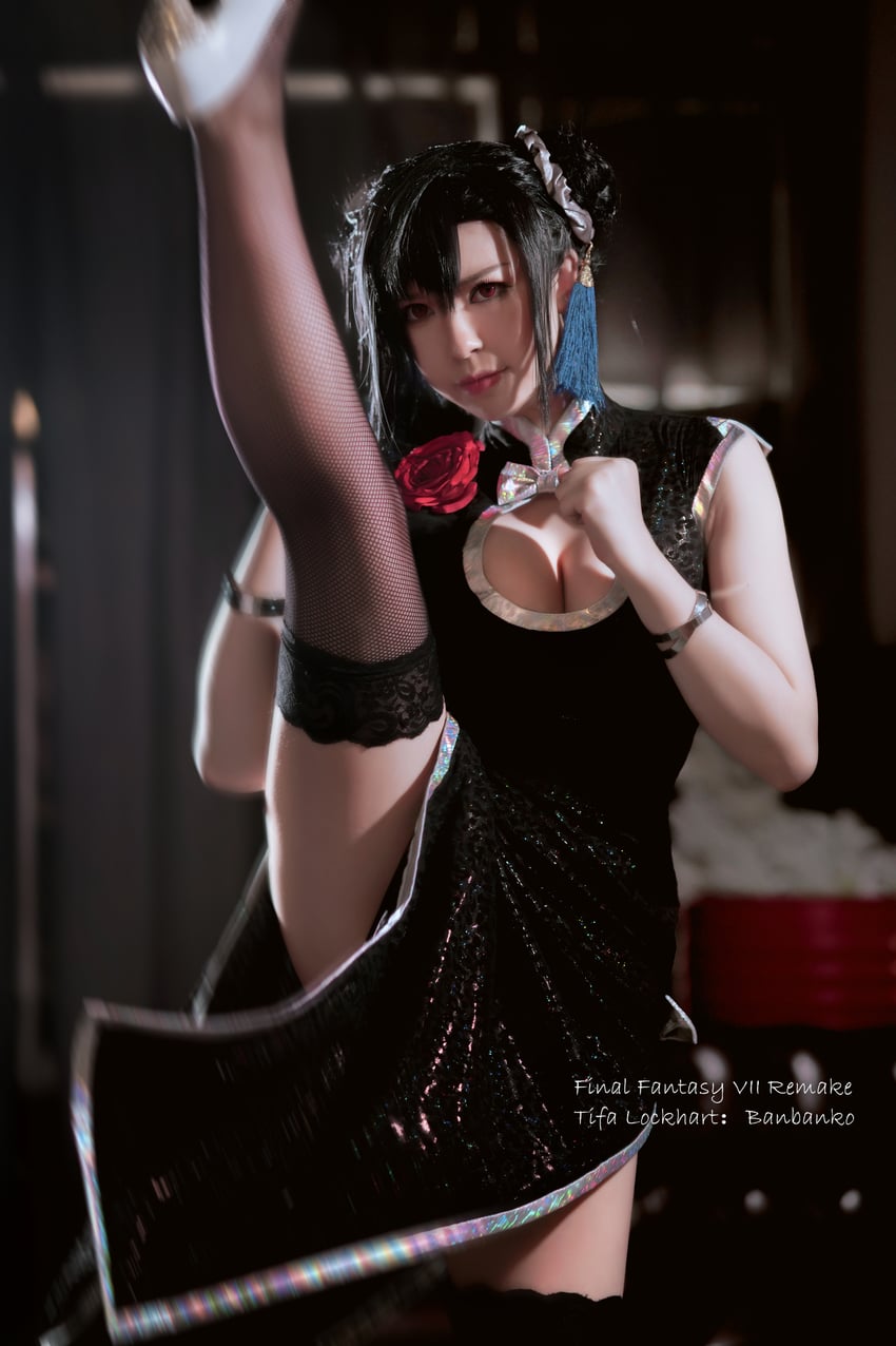 tifa lockhart (final fantasy and 2 more) by banbanko