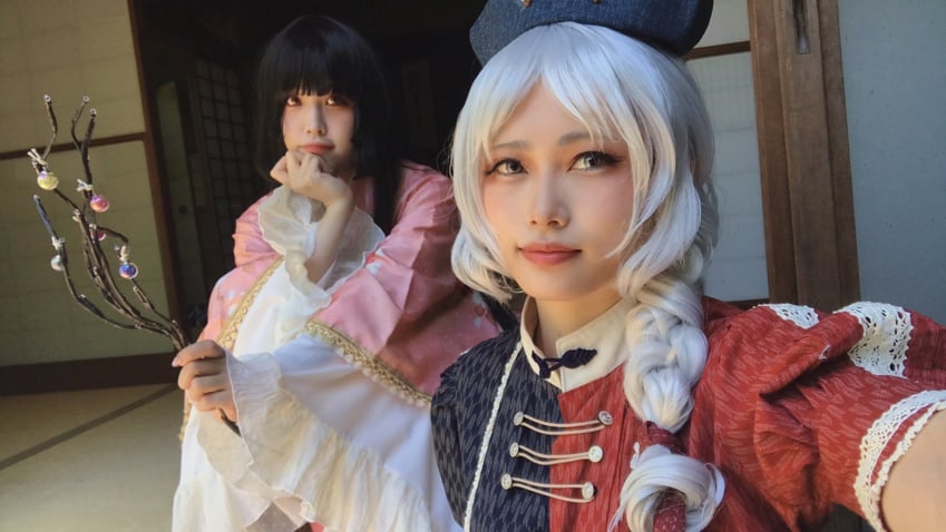 houraisan kaguya and yagokoro eirin (touhou) by gsotm_mik