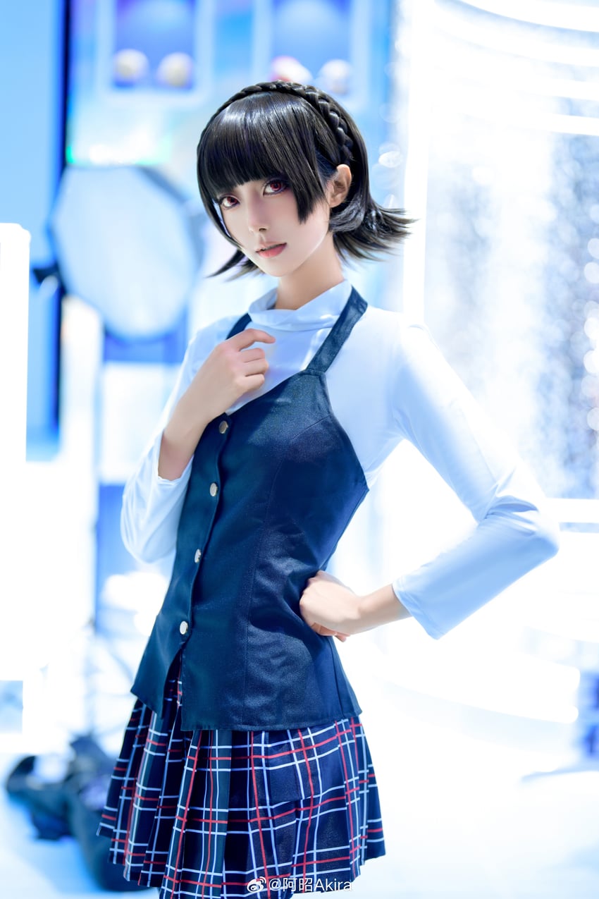 niijima makoto (persona and 1 more) by azhao_akira