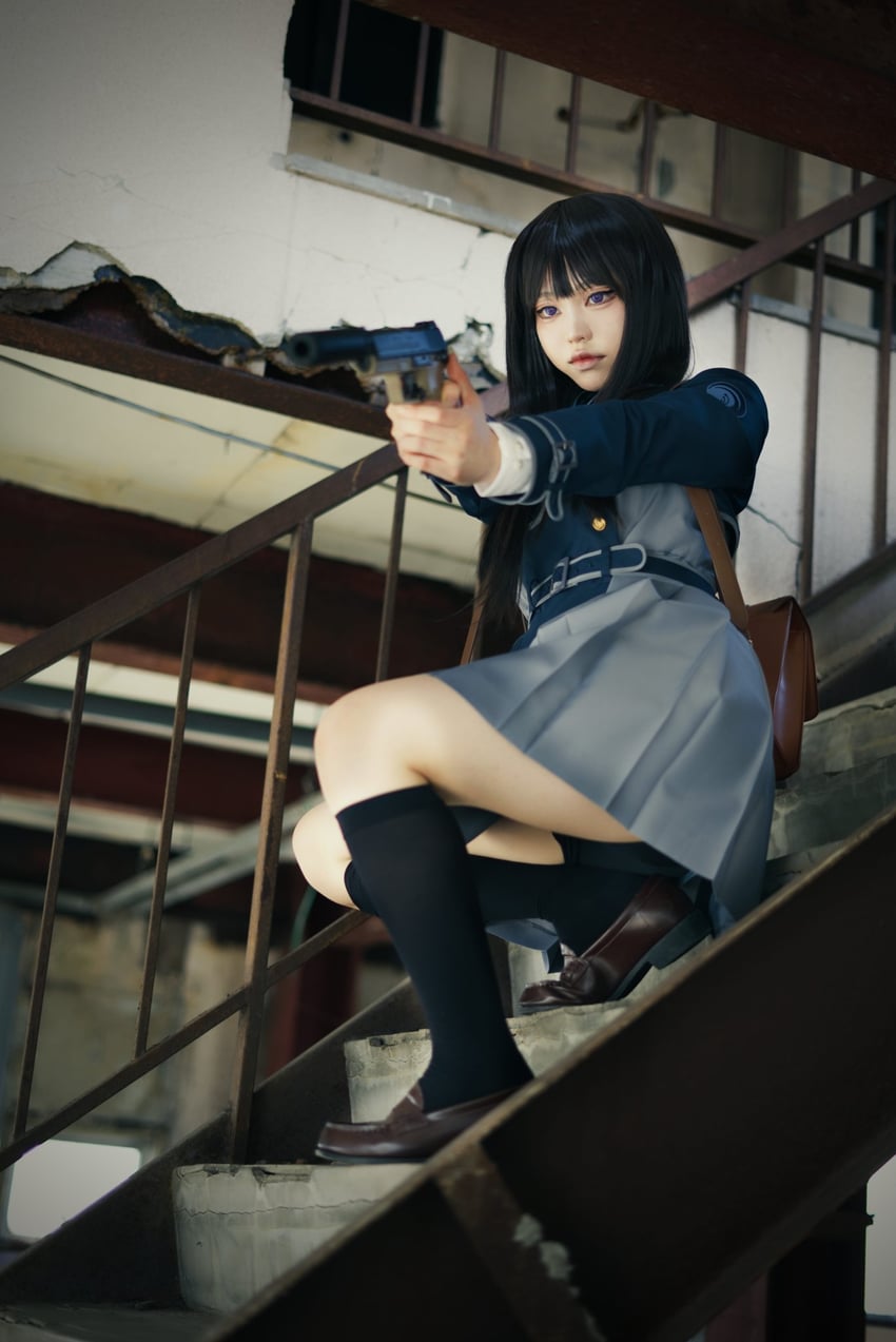 inoue takina (lycoris recoil) by saki_miyo