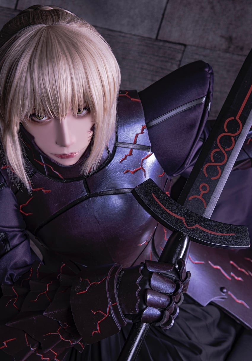 artoria pendragon and saber alter (fate and 2 more) by noshinoxxx