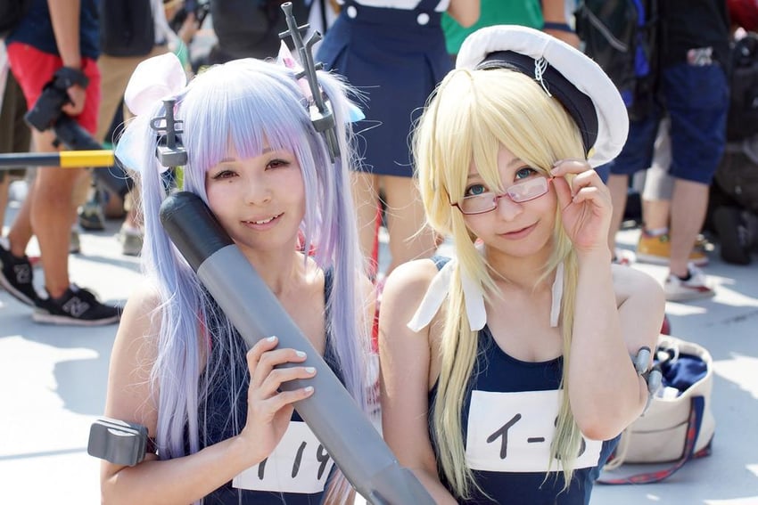 i-19 and i-8 (kantai collection) by sugiryun_(photographer) and tunatanaka