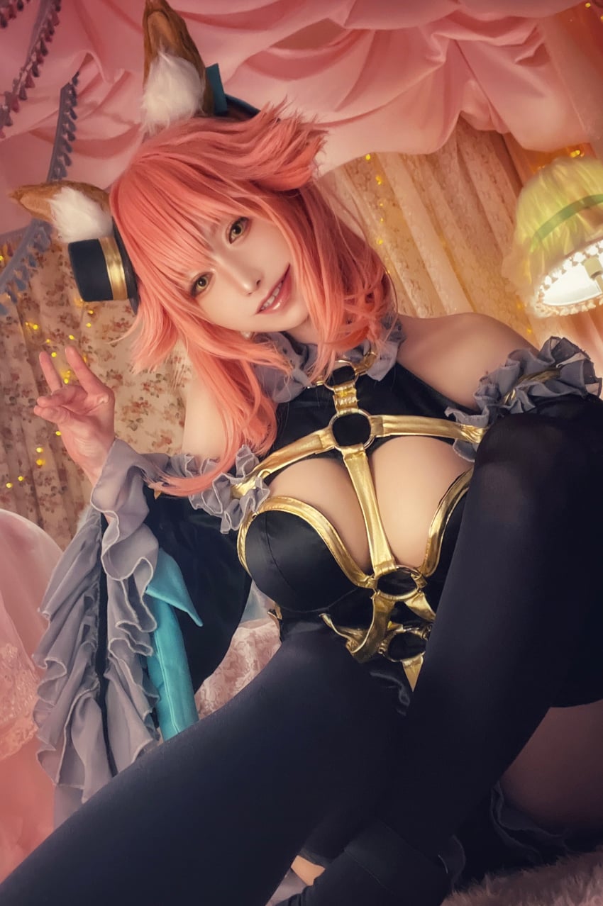 tamamo and tamamo no mae (fate and 2 more) by noshinoxxx