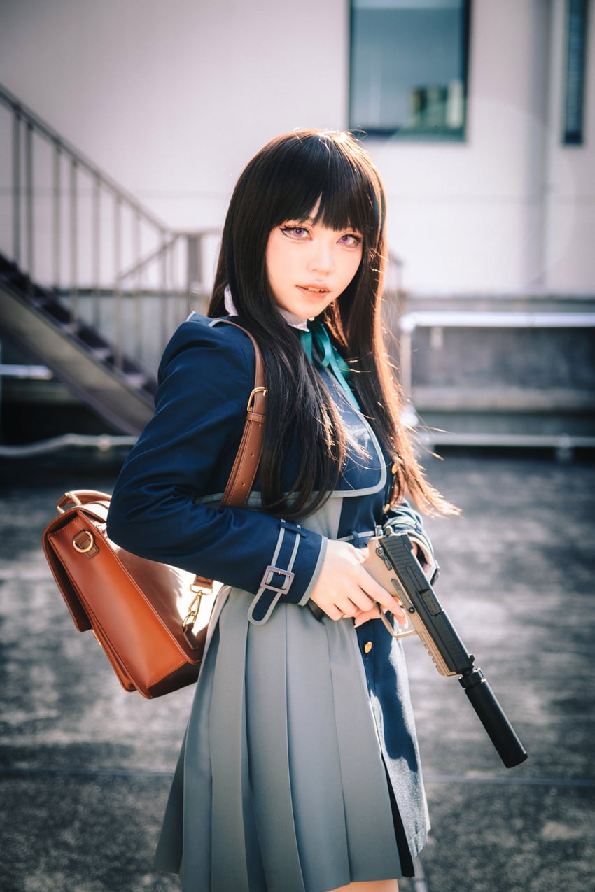 inoue takina (lycoris recoil) by saki_miyo