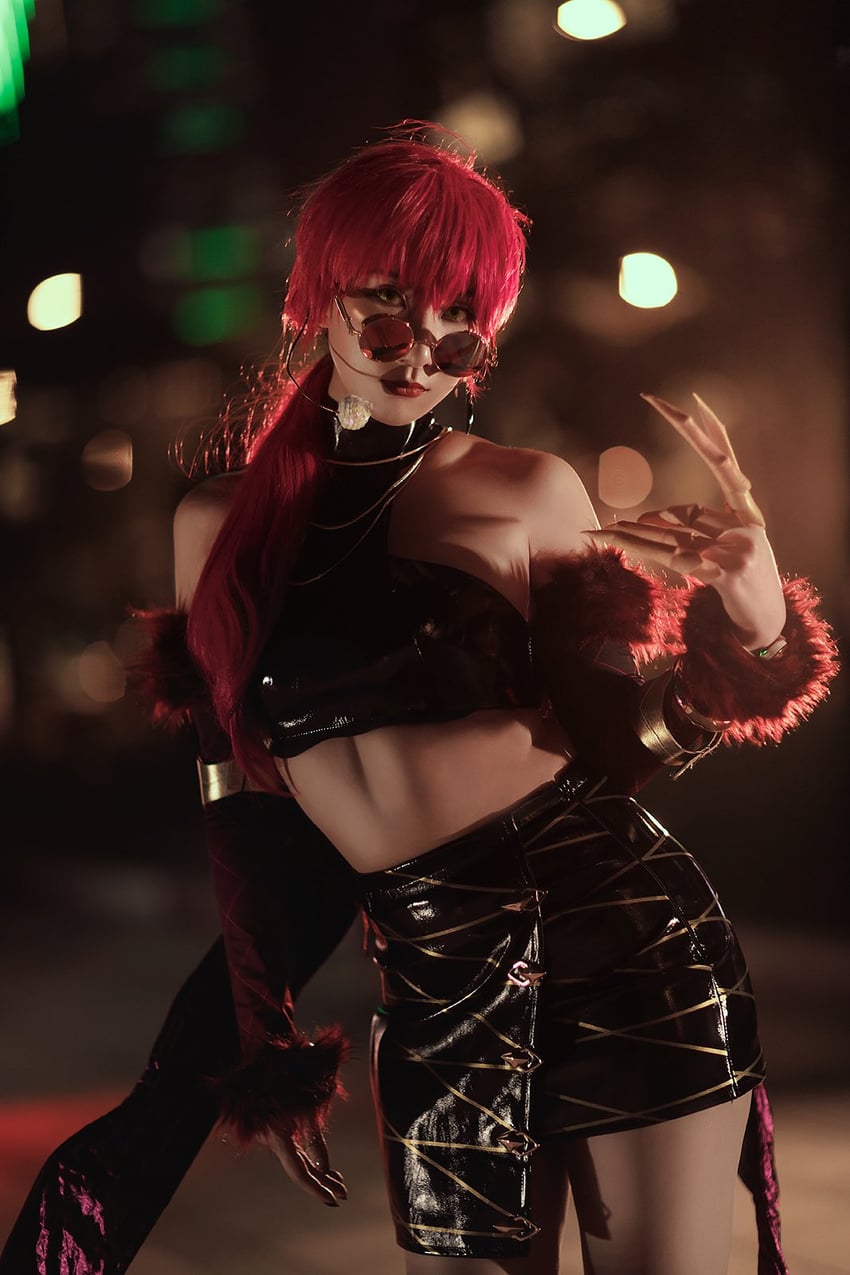 k/da evelynn and evelynn (league of legends) by sophia_kotokoyo