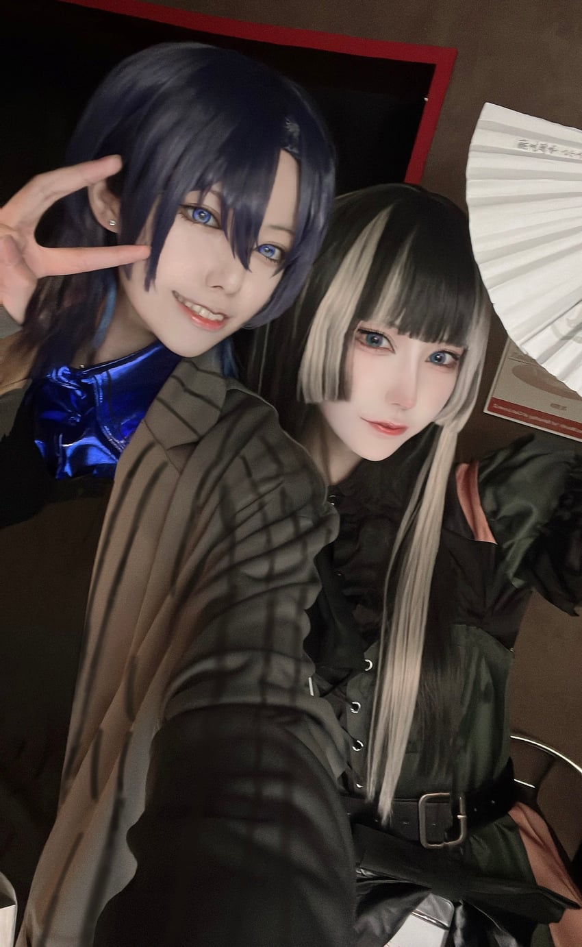 juufuutei raden and hiodoshi ao (hololive and 1 more) by hinata_(xxxuxx_oxxo) and ore_channn