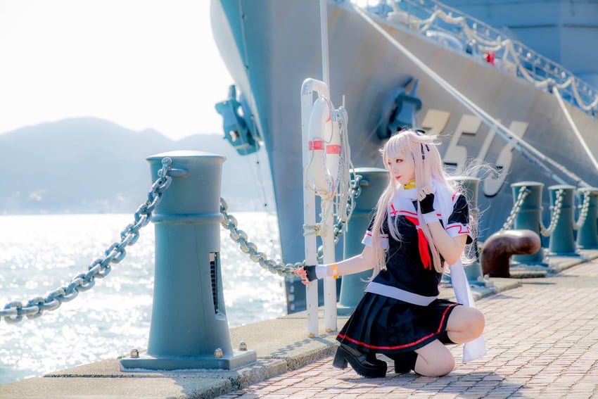 yuudachi and yuudachi kai ni (kantai collection) by satou_yukino