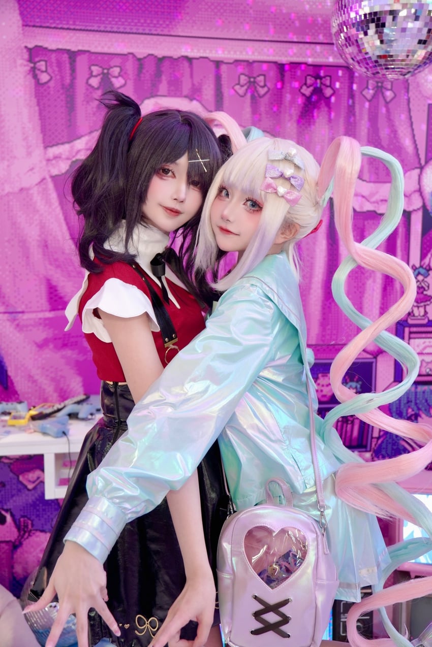 chouzetsusaikawa tenshi-chan and ame-chan (needy girl overdose) by kuren_chan and picomaryh