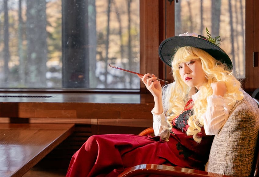 jacket girl (touhou and 1 more) by rusnrg1