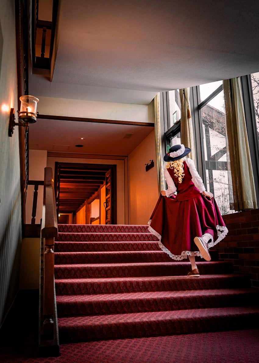 jacket girl (touhou and 1 more) by rusnrg1