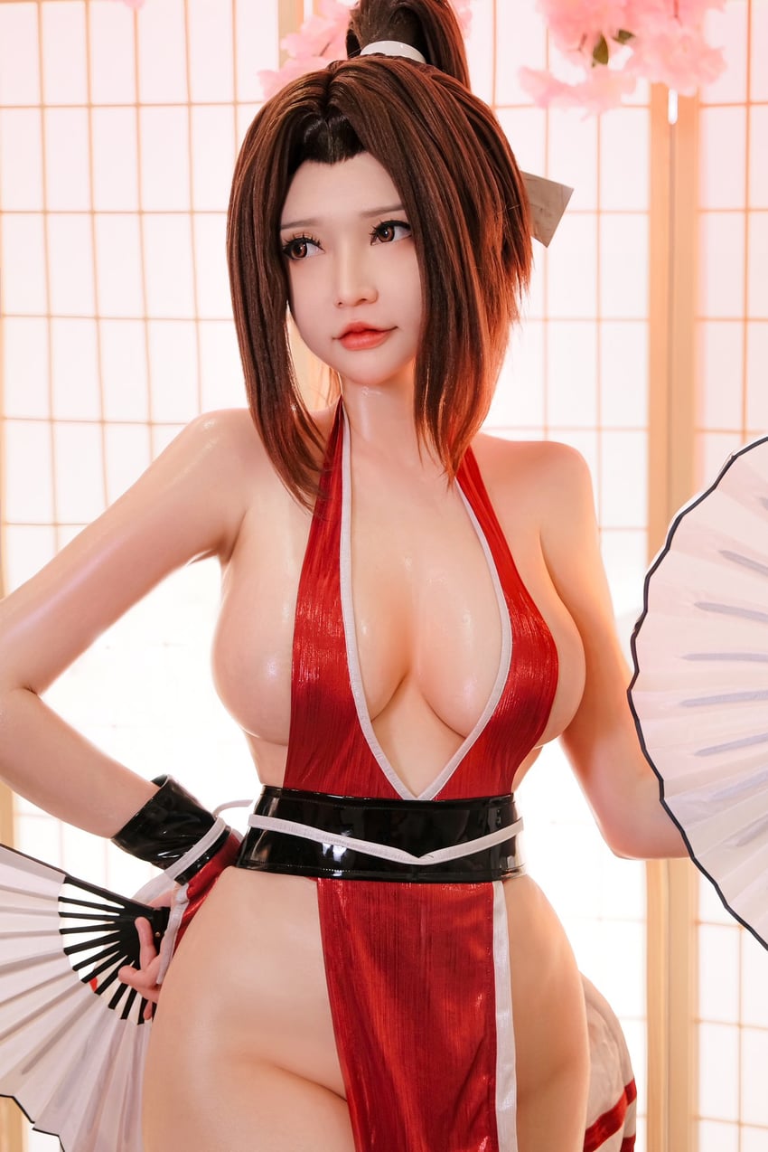 shiranui mai (fatal fury and 1 more) by potato_godzilla