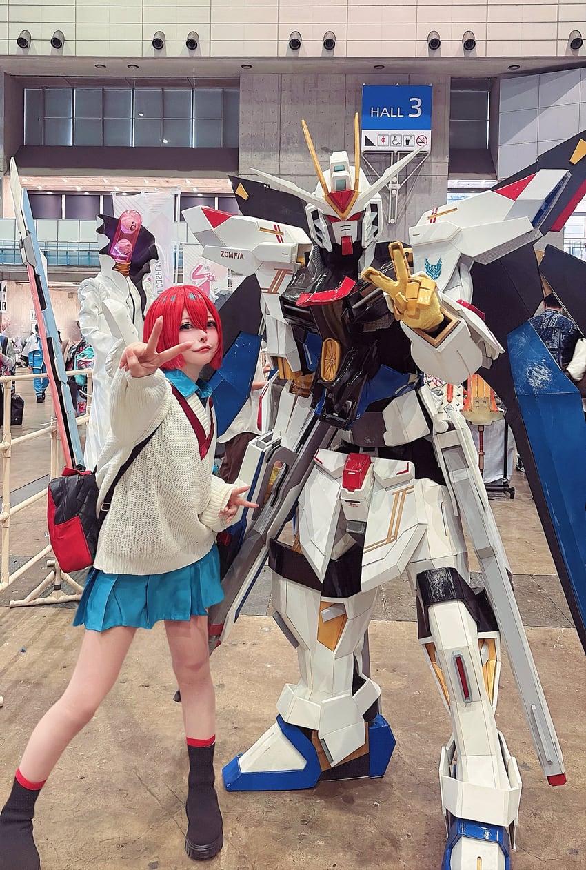 amate yuzuriha and strike freedom gundam (gundam and 2 more) by muuunya66