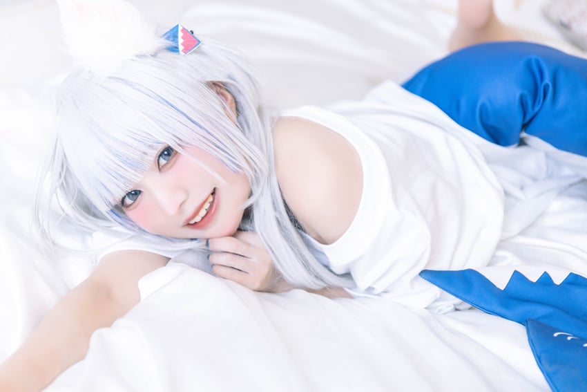 gawr gura (hololive and 1 more) by 41futon