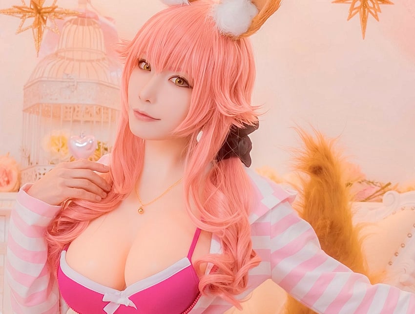 tamamo and tamamo no mae (fate and 2 more) by noshinoxxx
