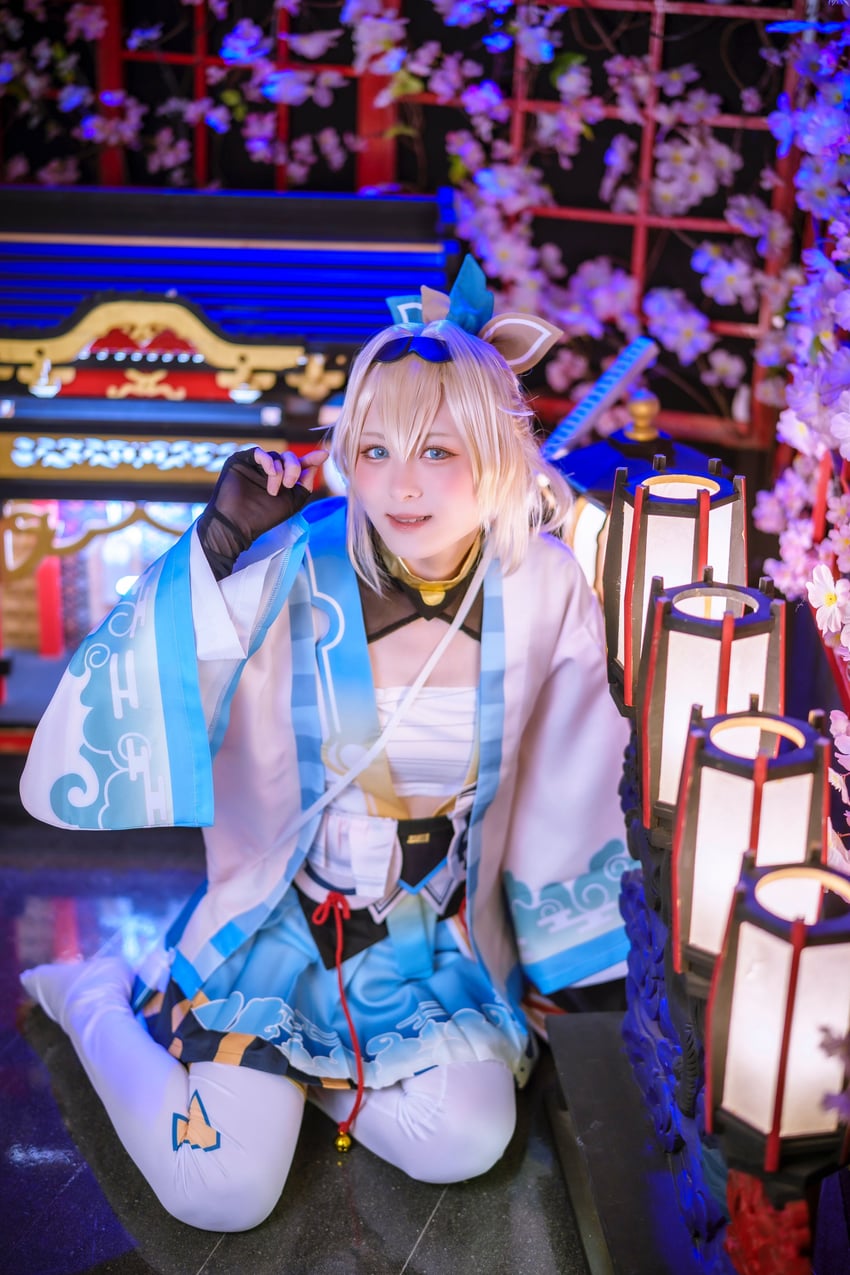 kazama iroha (hololive) by aomura_(aomr_fre)