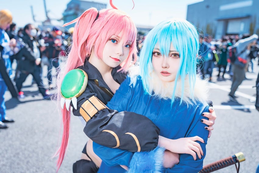 rimuru tempest and milim nava (tensei shitara slime datta ken) by kujoamani